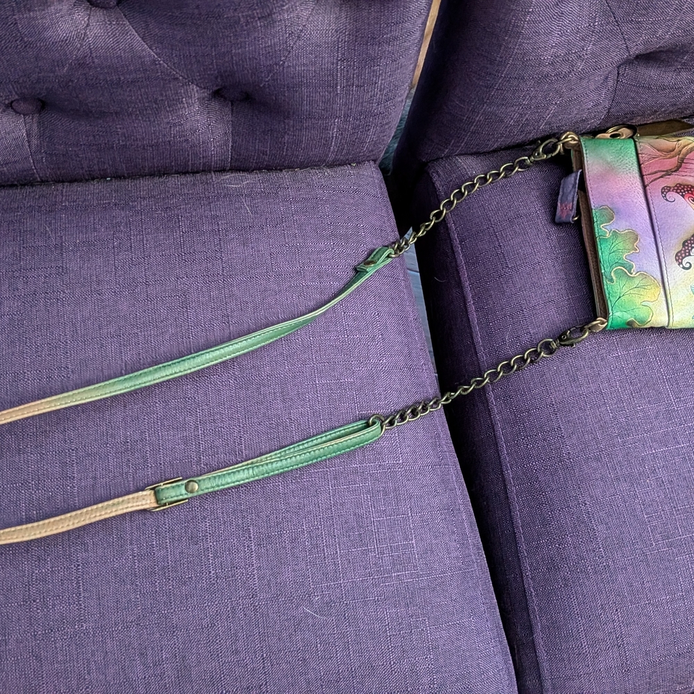 Anuschka Hand Painted Purse - Picture 4 of 6